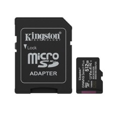 Kingston Canvas Select Plus Gen3 512GB microSDXC 150MB/s Yaddaş Kartı + SD Adapter