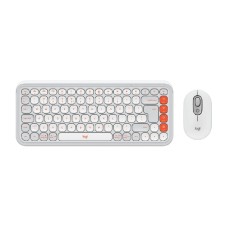Logitech POP Icon Combo 920-013141 Simsiz Klaviatura və Mouse Dəsti Off White