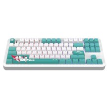Klaviatura Red Square Alumix TKL Classic Kitsune [g3ms Aquamarine] (RSQ-20052) – Ağ/Turquoise