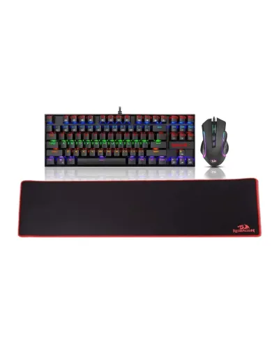 Redragon S116 Keyboard Mouse Mousepad Combo Gaming Dəsti