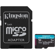 SD kart Kingston Canvas Go! Plus 1TB microSDXC 170R V30 + Adapter