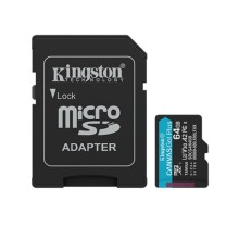 SD kart Kingston Canvas Go! Plus 512GB microSDXC G4 200R V30 + Adapter