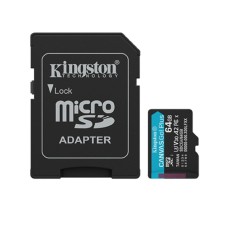 SD kart Kingston Canvas Go! Plus 512GB microSDXC G4 200R V30 + Adapter