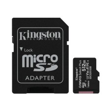SD kart Kingston Canvas Select Plus 512GB microSDXC 100R A1 C10 + Adapter