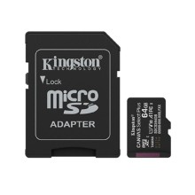 SD kart Kingston Canvas Select Plus Gen3 64GB microSDXC 100MB/s A1 + Adapter