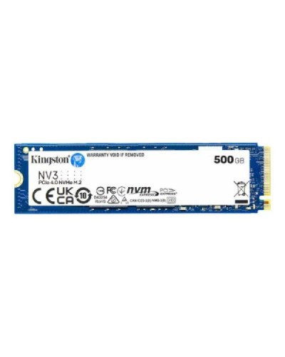 Kingston NV3 500GB M.2 2280 NVMe PCIe 4.0 SSD (5000/3000 MB/s)