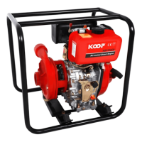 Koop 100CE-2 Dizel mühərrikli su nasosu (4" düym)
