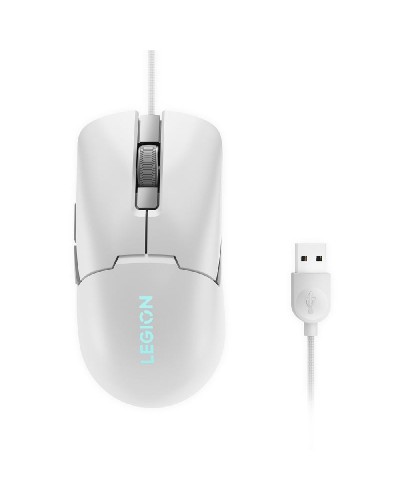 Lenovo Legion M300s RGB Gaming Mouse – Glacier White