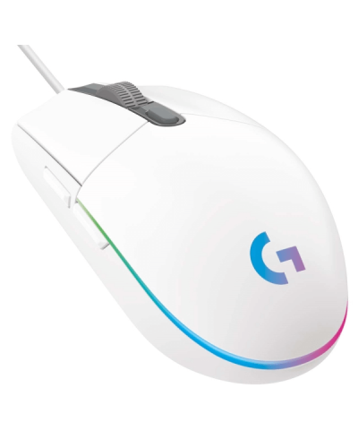 Logitech G102 LIGHTSYNC 910-005824 White Gaming Mouse