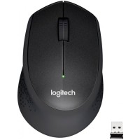 Logitech M330 Silent Plus 910-004909 Black Simsiz Səssiz Optik Mouse