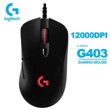 LOGITECH G403 HERO Gaming Mouse – USB (Black)