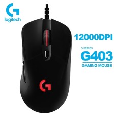 LOGITECH G403 HERO Gaming Mouse – USB (Black)