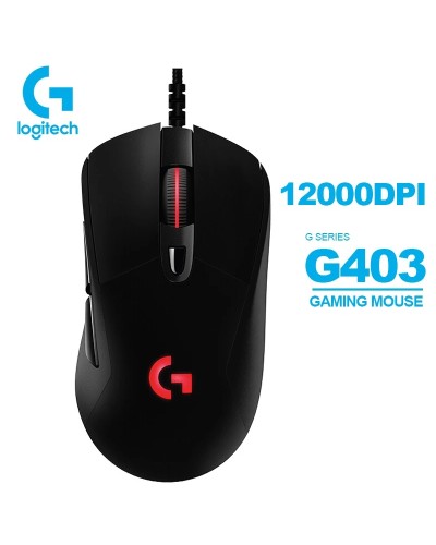 LOGITECH G403 HERO Gaming Mouse – USB (Black)
