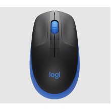 LOGITECH M190 Full-Size Wireless Mouse – Blue