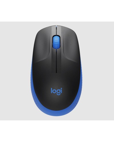 LOGITECH M190 Full-Size Wireless Mouse – Blue