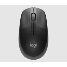 LOGITECH M190 Full-Size Wireless Mouse – Charcoal
