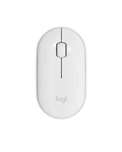 Logitech Pebble Mouse 2 M350s – Tonal White – Bluetooth – Dongleless