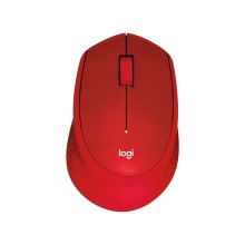 Logitech Wireless Mouse M330 Silent Plus – Red – 2.4GHz