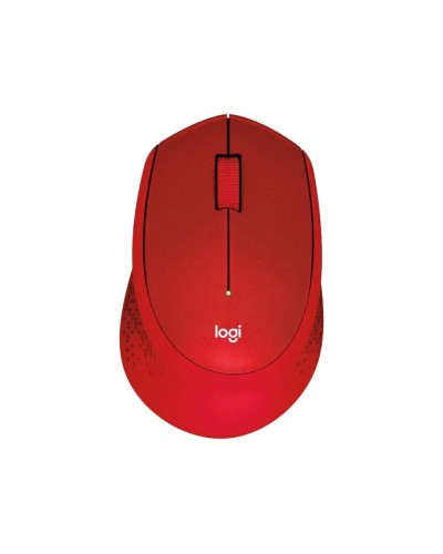 Logitech Wireless Mouse M330 Silent Plus – Red – 2.4GHz
