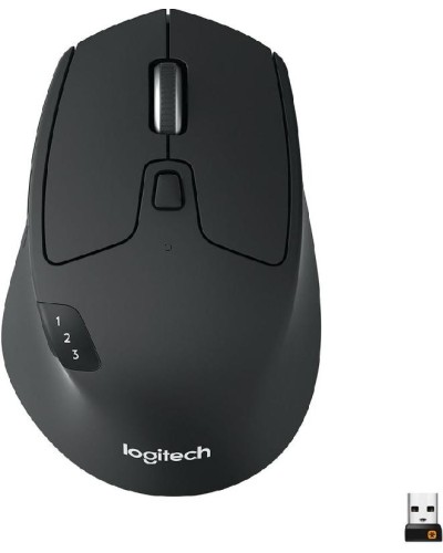 Logitech Wireless Mouse M720 Triathlon – Black – 2.4GHz / Bluetooth