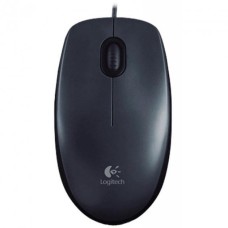 Logitech M100 USB Mouse – Black