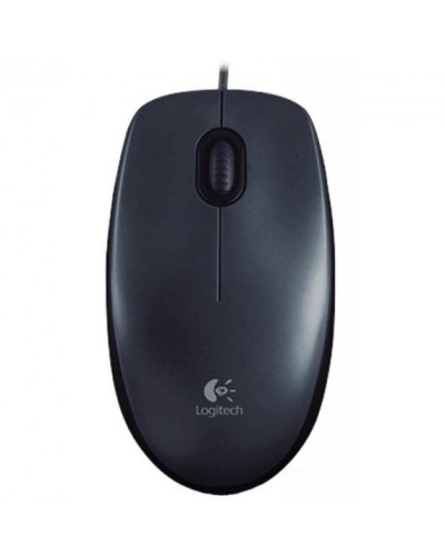 Logitech M100 USB Mouse – Black