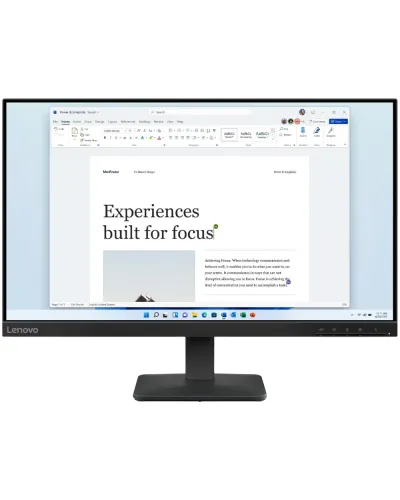 Lenovo L24-4e 23.8" FHD 100Hz – IPS Monitor, Anti-glare, Ev və İş