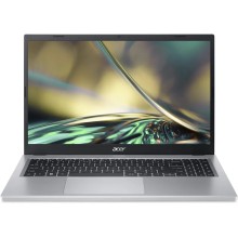 Acer 15.6 Noutbuk FHD IPS Laptop Ryzen 5 7520U 16GB RAM 512GB SSD AMD Radeon Graphics FreeDos Silver