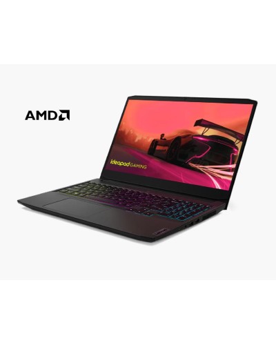 Lenovo Gaming Laptop Ryzen 5 5500H 16GB DDR4 512GB NVMe SSD RTX 2050 4GB 15.6 FHD IPS 144Hz FreeDos Shadow Black