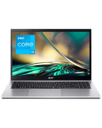 Noutbuk Acer 15.6 FHD IPS Laptop Intel Core i3 1215U 8GB RAM 512GB NVMe SSD Intel UHD Graphics FreeDos Silver