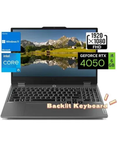 Noutbuk 16 FHD IPS Gaming Laptop i5 13450HX 12GB DDR5 512GB SSD RTX 4050 6GB 120Hz