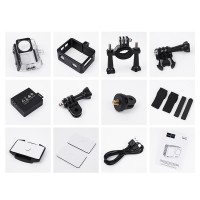 HOCO DV101 4K Action Kamera 8MP Sony Sensor 150° WiFi 30m Suya Davamlı Dual Ekran