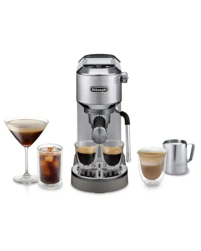 DeLonghi EC890.M Qəhvə Dəmləyən 15 Bar 1450W Latte Kapuçino Pod Uyğun Gümüş