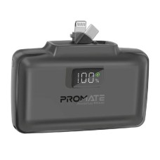 Promate PowerUp-10Duo 10000mAh 20W Mini Power Bank – USB-C & Lightning, Qara