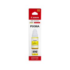 Canon GI-490 Y Yellow Original Ink Bottle (70 ml, 7000 səhifə)