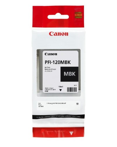 Canon PFI-120 Matte Black Original Ink Tank – imagePROGRAF TM Seriyası