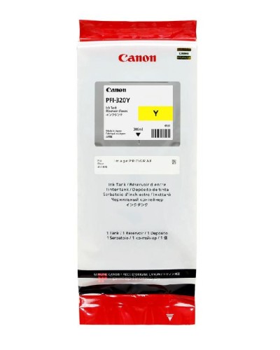 Canon PFI-320 Yellow Original Ink Tank – imagePROGRAF TM Seriyası (300 ml)