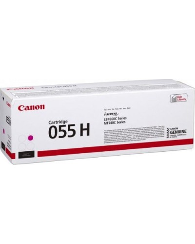 Canon Cartridge 055H Magenta – Yüksək tutumlu (H) magenta toner kartric