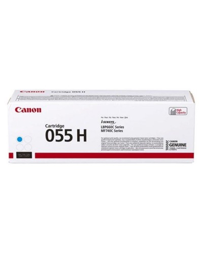 Canon Cartridge 055H Cyan – Yüksək tutumlu (H) göy toner kartric