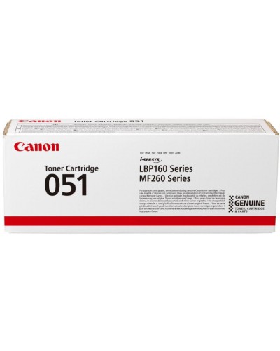 Canon Cartridge 051 CRG-051 BK 2168C002 Black Original Toner Kartrici