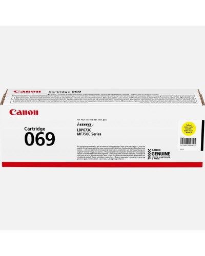 Canon Cartridge 069 Y CRG-069 Y Yellow Original Toner Kartrici