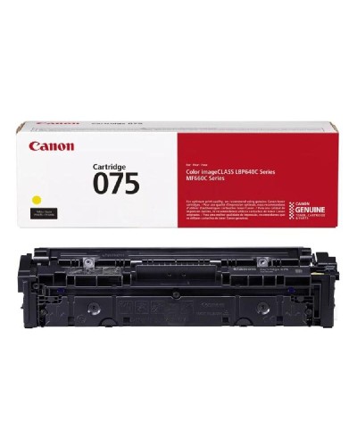 Canon Cartridge 075 CRG-075 Y Yellow Original Toner Kartrici