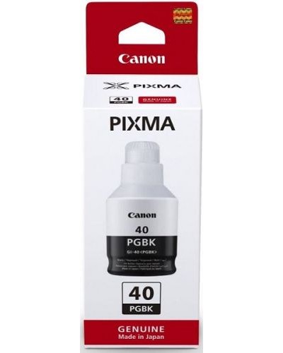 Canon GI-40 PGBK 3385C001 Qara Mürəkkəb Konteyneri 135 ml