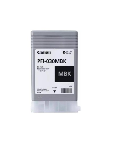 Canon PFI-030 MBK 3488C001AA Matte Black Original Pigment Mürəkkəb Konteyneri 55 ml