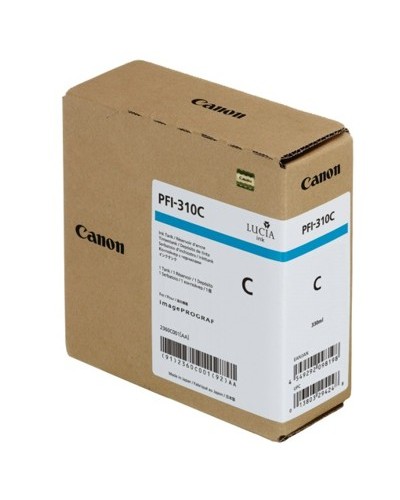 Canon PFI-310 Mavi (Cyan) Piqment Kartric