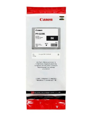 Canon PFI-320 BK 2890C001AA Black Original Pigment Mürəkkəb Kartrici