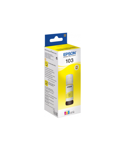Epson 103  Yellow 65 ml Original EcoTank Mürəkkəb Şüşəsi