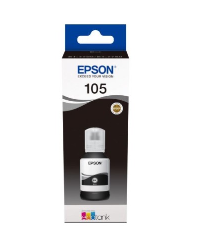 Epson 105 BK C13T00Q140 Black Оригинальные пигментные чернила