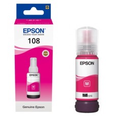 Epson 108 MA Magenta Original EcoTank Mürəkkəb Butulkası 70 ml