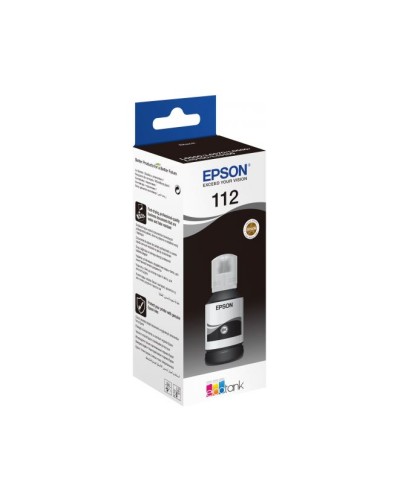 Epson 112 EcoTank BK C13T06C14A Black Pigment Mürəkkəb Bottle